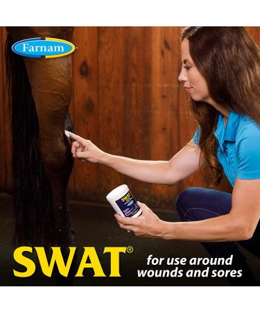Farnam SWAT Fly Repellent Ointment 7oz - For Horses, Ponies & Dogs - Buy Online on GoSupps.com