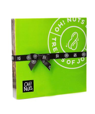 Premium Oh! Nuts Mixed Nuts Gift Basket - Roasted Healthy Gourmet Snack | Variety Holiday Gift for Men, Women, Birthday, Anniversary | Large Wood Food Basket - Corporate Tray - Buy Online on GoSupps.com