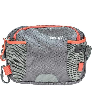 IENERGY PAT Belt Bag for Dog Owners - Weatherproof Hip & Belly Pocket for Dog Training & Treats - Red/Gray - Buy Online on GoSupps.com