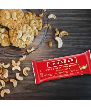 Larabar Cashew Cookie 1.7 oz Bars - Gluten-Free Vegan Fruit & Nut Bar - 16 Ct Pack - Buy Online on GoSupps.com
