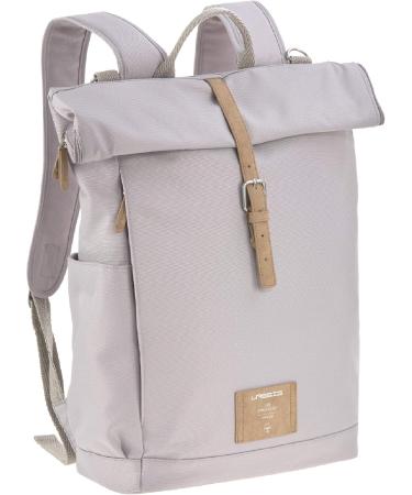 L SSIG Rolltop Backpack Gray - Eco-Friendly Diaper Bag with Changing Mat Stroller Attachment & Bottle Holder - Shop Sustainable Parenting Essentials - Buy Online on GoSupps.com