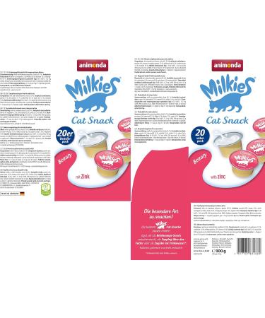 Animonda Milkies Beauty - Portion Cats Milk (4 x 20 Cups 15g Each) - Premium International Shipping - Buy Online on GoSupps.com