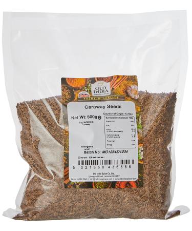 Old India Caraway Seeds 500g 500 g (Pack of 1)
