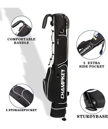 CHAMPKEY Lightweight Golf Stand Bag | Ideal for Driving Range & Par 3 Courses - Buy Online on GoSupps.com