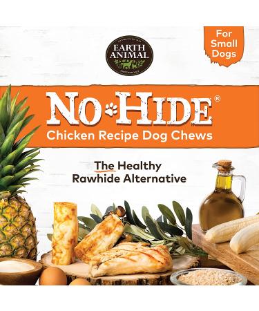 Earth Animal No-Hide Chicken Dog Chews - 6 Pack - Small Rawhide Alternative - Buy Online on GoSupps.com