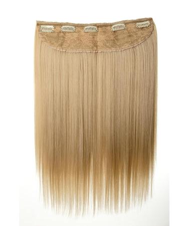 WIG ME UP Hairpiece Extension - 5 Clips Straight Light Golden Blonde 45 cm | Premium Quality Hair Extensions - Buy Online on GoSupps.com