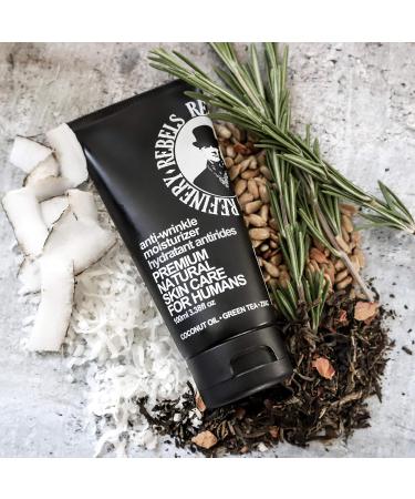 Rebels Refinery Anti-Wrinkle Men's Face Moisturizer Reduce Fine Lines & Wrinkles Shea Butter Vitamin E & Coconut Oil 3.8 Fl. Oz - International Shipping Available - Buy Online on GoSupps.com