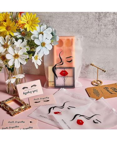 50-Piece Eyebrow Microblading Aftercare Bags - Empty Lash & Lipstick Travel Pouch for Makeup Tools (6x8 Inch) - Buy Online on GoSupps.com