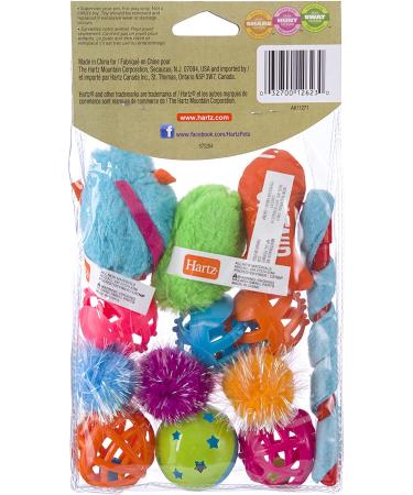 Hartz Just For Cats Toy Variety Pack - 13 Piece: Interactive Cat Toys for Endless Fun - Buy Online on GoSupps.com