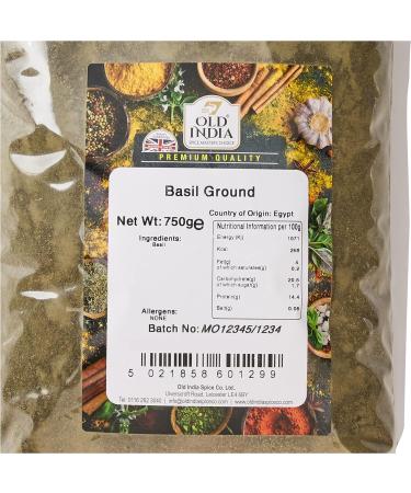 Old India Basil Ground 750g - Premium Quality Basil for Culinary Delights - Buy Online on GoSupps.com