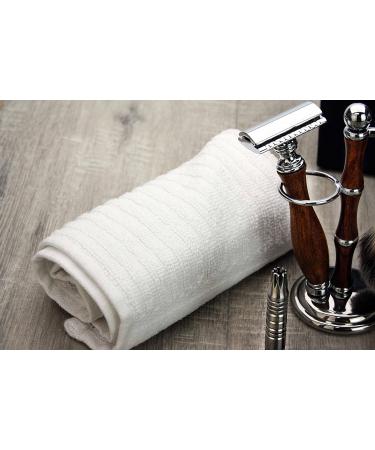 DE Safety Razor Set with Badger Hair Brush 3-Ring Razor Shaving Bowl & Soap - Premium Shaving Kit for Ultimate Grooming - Buy Online on GoSupps.com