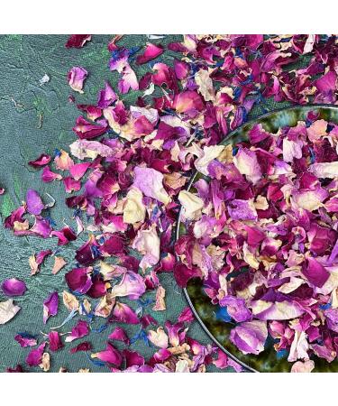 Edible 'Enchanted Forest' Pink Red and Burgundy Rose with Blue Cornflower Dried Flower Petal Mix - 50g - Food Grade - Culinary - Cake - Bake - Decoration (184) Cornflower 50g - Buy Online on GoSupps.com