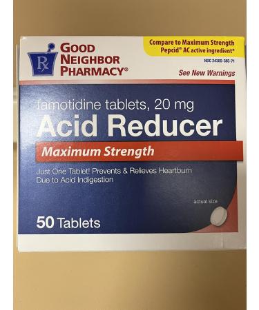 Good Neighbor Pharmacy Acid Reducer - 50 Tablets - Buy Online on GoSupps.com