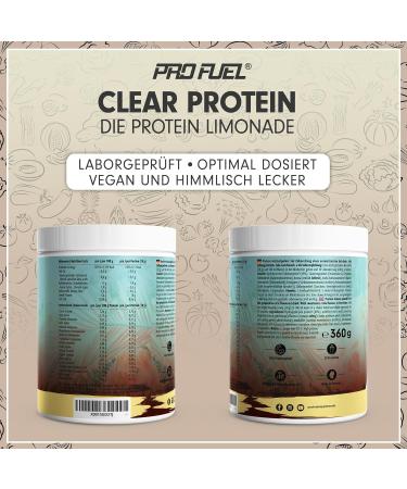 Clear Vegan Protein Drink 360g - Refreshing Cola Flavor | High-Quality Pea Hydrolysate | 56% Protein | Dairy-Free Whey Alternative - Buy Online on GoSupps.com