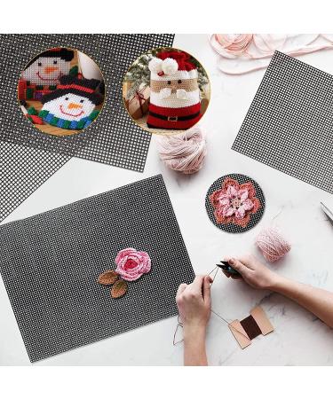 12PCS Plastic Mesh Canvas Sheets 20x13 Inch for Crafts - Black Plastic Canvas & Embroidery Tools - Buy Online on GoSupps.com