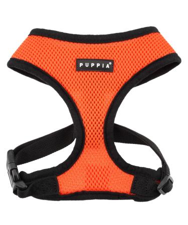 Puppia dog harness for small and medium -sized dogs - super soft in many colors - also usable as a puppy dishes - anti -anti -tension harness for dogs orange m m orange