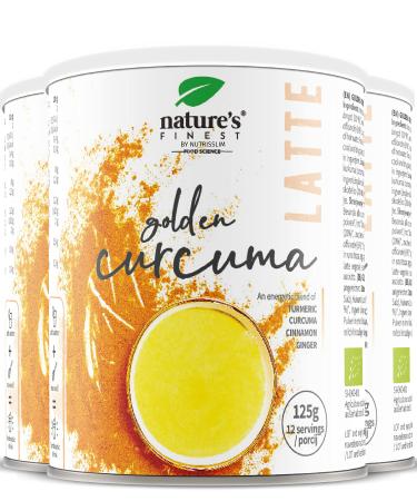 Nature's Finest by Nutrisslim Golden Curcuma Latte | Turmeric Cinnamon and Ginger Organic Herbal Tea Blend | Vegan and Vegetarian Friendly 3 - Buy Online on GoSupps.com