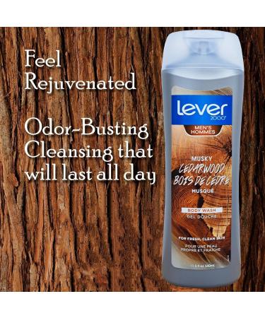 Buy Lever 2000 Musky Cedarwood Body Wash for Men - 11.5 oz | Fresh & Clean Skin with Bold Spices - International Shipping Available - Buy Online on GoSupps.com