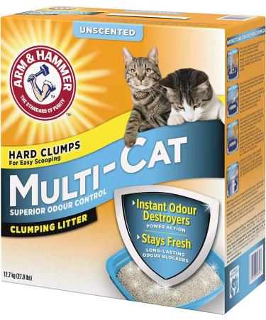 ARM & HAMMER Multi-Cat Litter Superior Odour Control Unscented 12.7-kg 12.7-kg (Unscented) - Buy Online on GoSupps.com