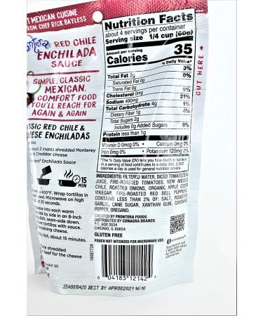 Frontera Enchilada Red Chili Sauce Pouch 8.0 oz (Pack of 2) - Authentic Mexican Flavor - Buy Online on GoSupps.com