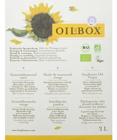 Buy Bio Plante Organic Virgin Sunflower Oil 3L - Premium Cold-Pressed Cooking Oil for Healthy Recipes | International Shipping - Buy Online on GoSupps.com