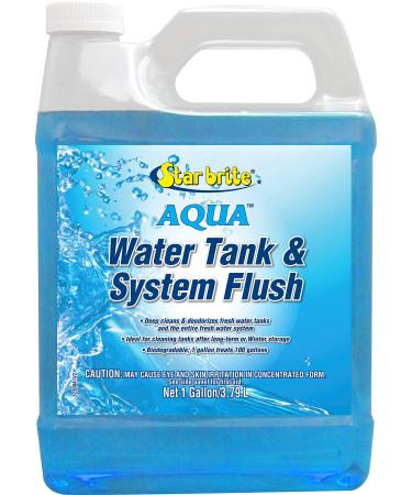 STAR BRITE Aqua Water Tank & System Flush - Deep Cleans & Deodorizes Fresh Water Tanks & Entire Drinking Water System - Ideal for Boats & RVs Coming Out of Storage 1 GAL (032300) - Buy Online on GoSupps.com