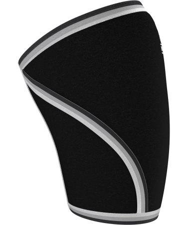 Nordic Lifting Elbow Sleeves (1 Pair) - 5mm Neoprene Compression Support for Weightlifting, Powerlifting, CrossFit & Tennis - XL, Black - 1 Year Warranty - Buy Online on GoSupps.com