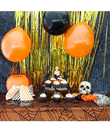 24Pcs Black Crow Cupcake Toppers Glitter Raven Halloween Cupcake Picks for Horror Crow Halloween Theme Birthday Party Cake Decorations Supplies - Buy Online on GoSupps.com