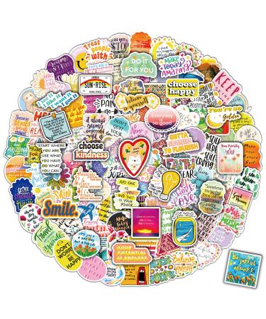 300PCS Motivational Sticker  Inspirational Words Stickers for Teens Adults Students Teacher Employees Vinyl Encouraging Positive Affirmation Stickers for Water Bottles Laptop Decals Scrapbook Journal Inspirational Sticke...