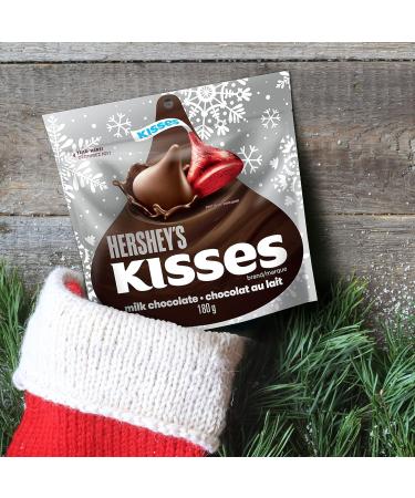 HERSHEY KISSES Milk Chocolate with Red Green & Silver Foil - Christmas Candy Stocking Stuffers 180g - Buy Online on GoSupps.com
