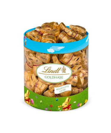 Lindt - Box of Mini-Moulages GOLD RABBIT - Milk Chocolate - Ideal for Easter, 700g