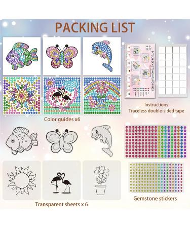 Metuu DIY Diamond Window Art Craft Kit for Kids | Gemstone Sungemmer Painting Sticker | Ages 8-12 | Birthday Gift for 5-8 Year Olds - Buy Online on GoSupps.com