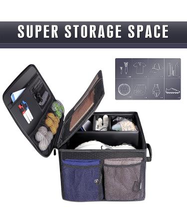Champkey Golf Trunk Organizer - Portable & Foldable Travel Storage Locker | Ideal for Golf & Car | Black - Buy Online on GoSupps.com