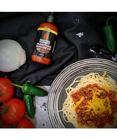 Maritime Madness Classic Hot Sauce Box Maritime Madness 4 x 275ml Squeeze Bottles Vegan Dairy Free Soy Free Gluten Free Made in Canada - Buy Online on GoSupps.com