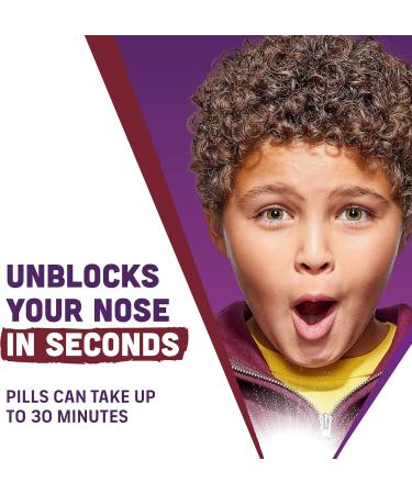 Afrin Childrens, Extra Moisturizing Stuffy Kids Nasal Spray Pump Mist, Up to 12 Hour Nasal Congestion Relief for Cold or Allergy Symptoms, for Children Ages 6 & Up, 15 mL (Pack of 2) Purple 0.5 Fl Oz (Pack of 2) - Buy Online on GoSupps.com
