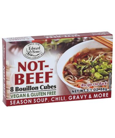 Edward & Sons Not Beef Bouillon Cubes 3.1 oz - Vegan and Gluten-Free - Buy Online on GoSupps.com