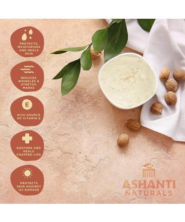 Ashanti Naturals Scented Whipped Shea Butter | African Men's Body Butter with Coconut and Almond Oil - Blackjack Souffle 8 oz - Buy Online on GoSupps.com