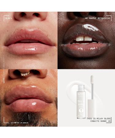 NYX This Is Milky Gloss Lip Gloss - Coquito Shake | 12-Hour Hydration | Vegan and Scented - Buy Online on GoSupps.com