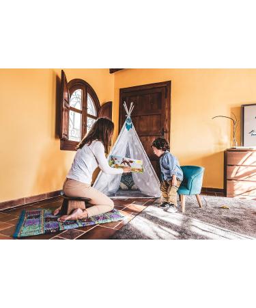 Bluecony Meditation Bench - IKUKO Original Portable Seiza Seat - Dark Walnut Standard Height - Prana Yoga - 2 Colors - Handmade Wooden Kneeling Ergonomic Bench - Buy Online on GoSupps.com