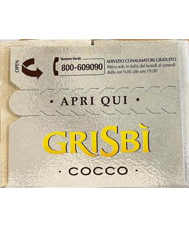 Vicenzi Grisbi Cocco Pack of 12 biscuits 150 g with coconut Cream cake biscuits - Buy Online on GoSupps.com