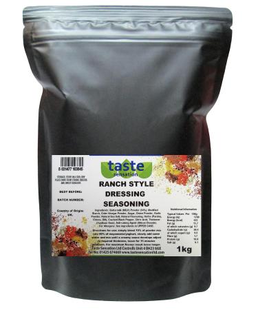 Ranch Style Dressing Seasoning Mix - 1kg Resealable Pouch - Buy Online on GoSupps.com