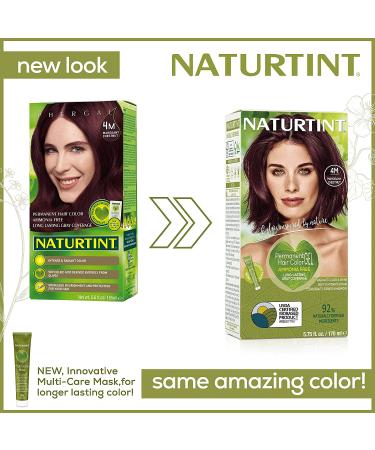 Naturtint 4M Mahogany Chestnut Permanent Hair Color - 5.6 fl oz | Natural & Ammonia-Free - Buy Online on GoSupps.com