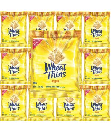 Wheat Thins Original Wheat Crackers 1.75oz Bags Pack of 10