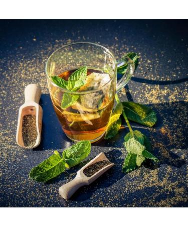 Zyanna Peppermint Tea - Premium Black Tea Infused with Peppermint Leaves - 100g/50 Cups - Natural Ingredients for Refreshing and Relaxing Flavour - Buy Online on GoSupps.com