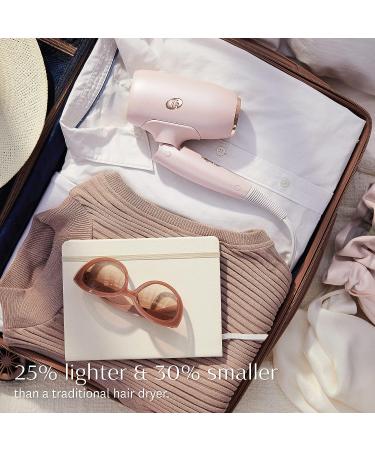 T3 Afar Lightweight Travel Hair Dryer with Folding Handle and Storage Bag - Fast Drying, Dual Voltage, Frizz Smoothing - Buy Online on GoSupps.com