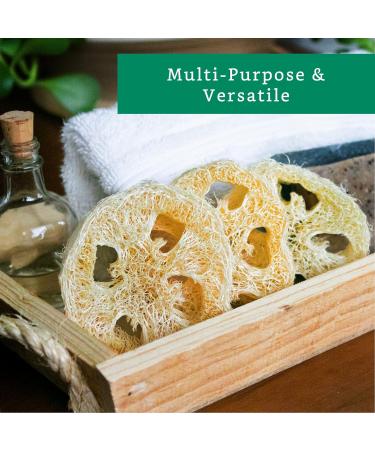 Organic 100% Natural Loofah Slices for Soap Making (20 Pack) - Luffa Cuts Kit - Hamster Chew Toys - Buy Online on GoSupps.com