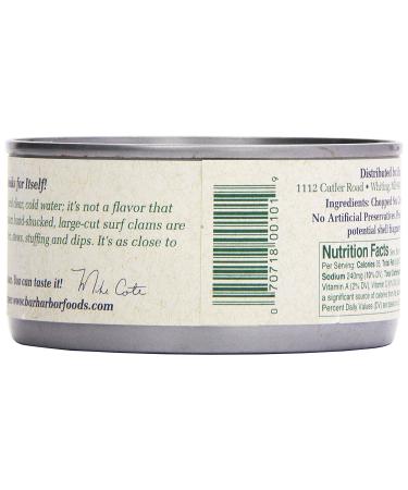 Bar Harbor Chopped Clams - 6.5 oz (12 Pack) | Premium Quality Seafood - Buy Online on GoSupps.com