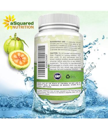 100% Natural Garcinia Cambogia Extract - 120 Capsules | Ultra High Strength HCA Diet Pills for Weight Loss | Best Fat Burner & Detox Supplement for Men & Women - Buy Online on GoSupps.com