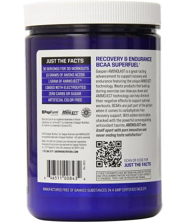 Gaspari Nutrition Aminolast BCAA Superfuel - Strawberry Kiwi 14.8 oz | Recovery & Endurance - Buy Online on GoSupps.com