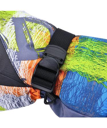 Winter Waterproof Ski Gloves XL - Warm & Breathable Snow Gloves for Men, Women, Kids - Grey - Buy Online on GoSupps.com